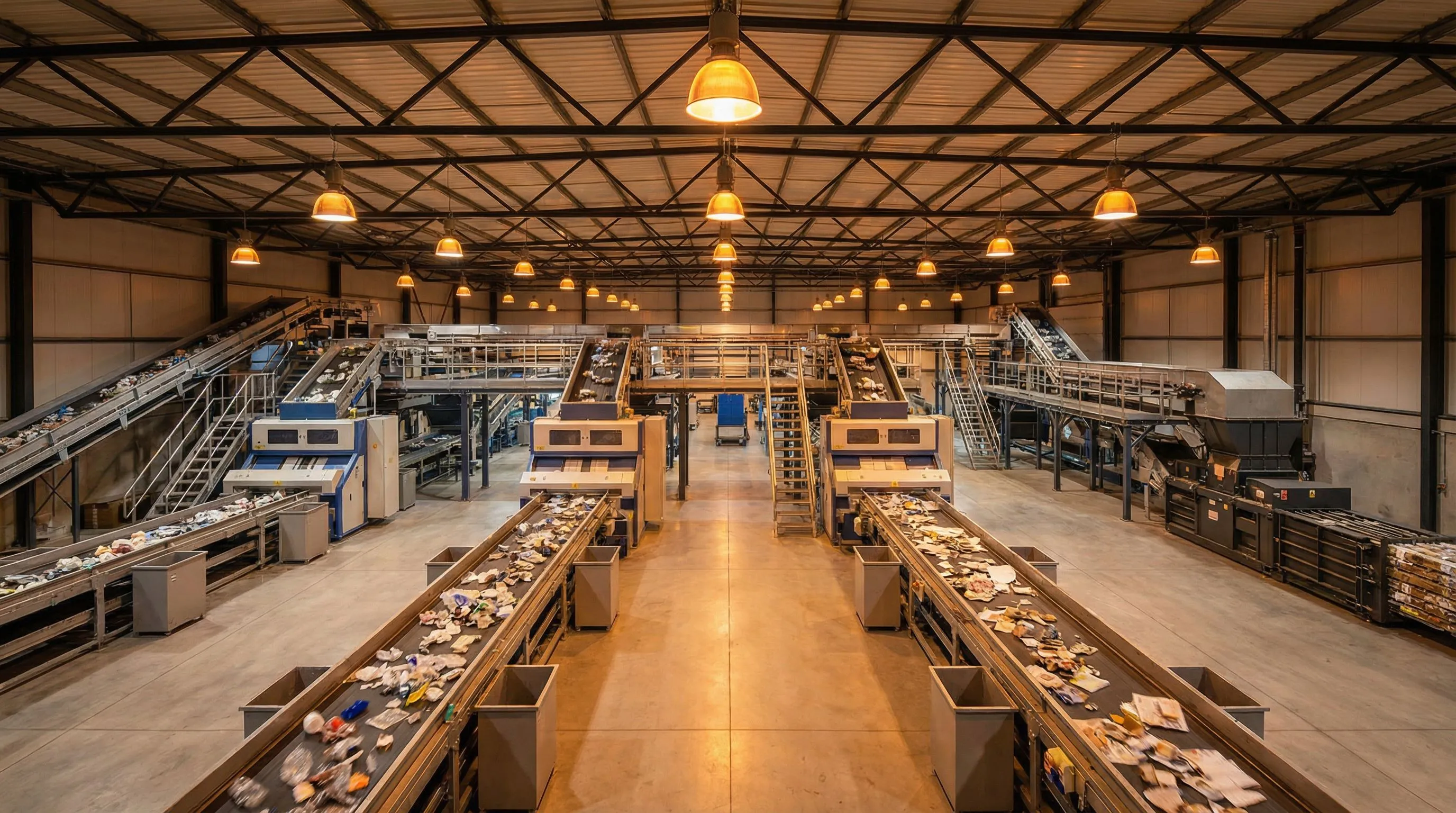 Waste processing facility — Southampton Skip Hire recycles 95%+ of all waste